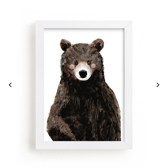 Set of 8 Minted Baby Woodland Animal Prints - Picture 1 of 3